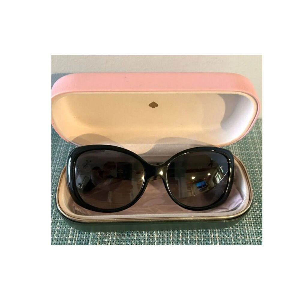 Kate Spade Amberlyn Tortoiseshell Sunglasses with KS Case